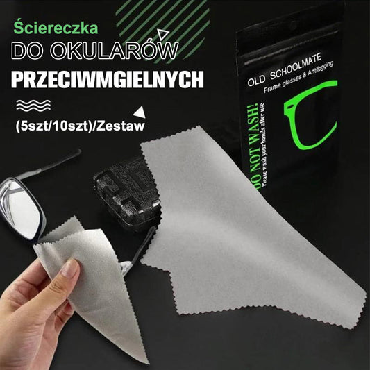 🔥 Ściereczka do okularów przeciwmgielnych