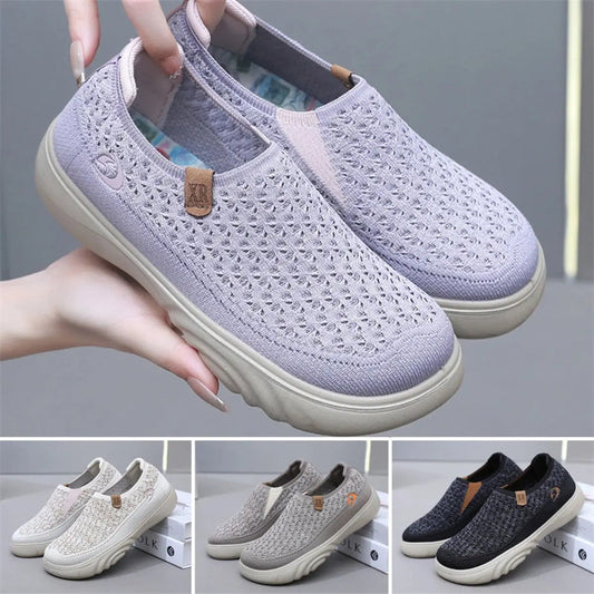 Women's Slip-On Knit Walking Shoes