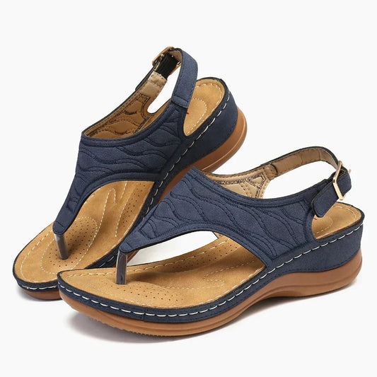 Sandały damskie na platformie