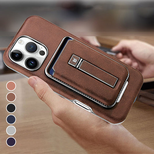 💢 Luksusowe skórzane etui na telefon