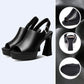 👡 50% OFF NOW! ✨ Stylish & Comfortable High Heel Leather Sandals for Women