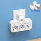 🔌⚡Inteligentna listwa zasilająca z portami USB（Wtyczka Unii Europejskiej）