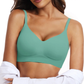 🏆Last day Special Price $12.99!!💥💐Thin Seamless Wireless Sports Bra👙Minimise Bust Firm Support For Large Sizes -❤️‍🔥Buy More Save More!