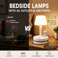 Lampka nocna z gniazdkami i USB – łączy oświetlenie i ładowanie, porządkuje stolik nocny. Na pobranie! 💡