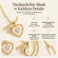 💖 Naszyjnik z literą w kształcie serca z drobnymi brylantami｜✨ Romantyczny i uniwersalny – płatność przy odbiorze