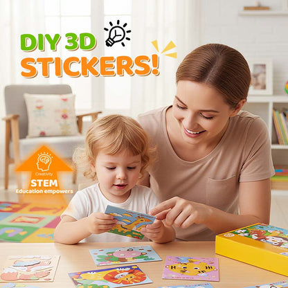 🔥✨Naklejka 3D EVA DIY dla dzieci