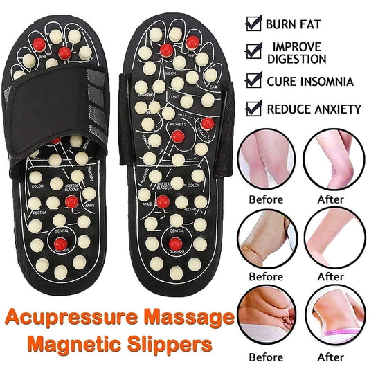 👣 Kapcie do masażu z magnesami – 💖 Poprawiają krążenie krwi –  Płatność przy odbiorze