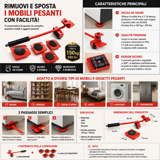 🚚💨 Wózek do przenoszenia ciężkich mebli – oszczędza plecy i siły – płatność przy odbiorze 🛋️💪