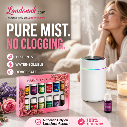 Zestaw 12 olejków eterycznych – 12 wyrazistych aromatów na każdy nastrój, przekształca przestrzeń w strefę relaksu. Na pobranie! 🌸