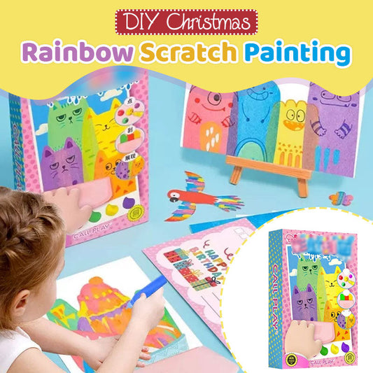Rozwija kreatywność i pewność siebie w zabawny, relaksujący sposób – zapewnia wartościową przerwę od ekranów i inspiruje artystyczną duszę dziecka – Kreatywny zestaw do zdrapywania na święta – Na pobranie! 🎨