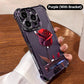 2025  HOT SALE🔥Anti-Drop Red Rose Etui na telefon do iPhone'a z serii 13-16