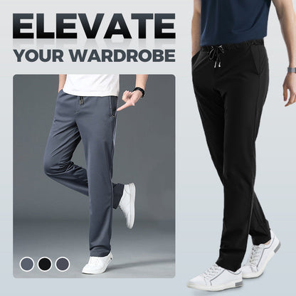 👖 Męskie Spodnie Smart – Prosty Krój & Antyzagnieceniowe | Do Biura i Na Co Dzień 💼✨🔥
