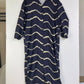 Sukienka Boho Stripe z długim rękawem