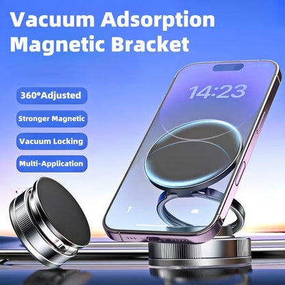 🔄360° regulowany podciśnieniowy magnetyczny uchwyt na telefon📱🚗