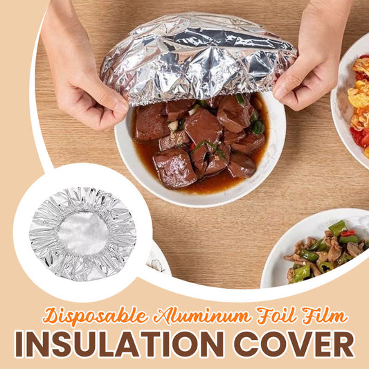 🍱🔥 Pokrowiec termoizolacyjny z folii aluminiowej – 🍲 utrzymuje temperaturę i chroni przed kurzem, wielokrotnego użytku – płatność przy odbiorze 🌟