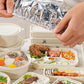 🍱🔥 Pokrowiec termoizolacyjny z folii aluminiowej – 🍲 utrzymuje temperaturę i chroni przed kurzem, wielokrotnego użytku – płatność przy odbiorze 🌟