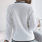 Women’s Long Sleeve V-Neck Knit Sweater