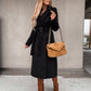 Women's Open Front Belted Overcoat