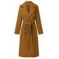 Women's Open Front Belted Overcoat