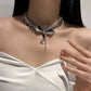 Regulowany naszyjnik typu choker dla kobiet z motywem smoka