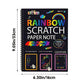 🎨Kup 1 otrzymaj 1 gratis🎨 Kreatywna książka do malowania Rainbow Scratch Art