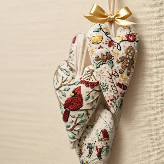 Zestaw do haftowania ręcznego w kształcie serca