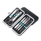 Zestawy do manicure ze stali nierdzewnej z etui z PU