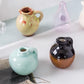 Mini ceramiczny wazonik z magnesem na lodówkę