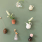 Mini ceramiczny wazonik z magnesem na lodówkę