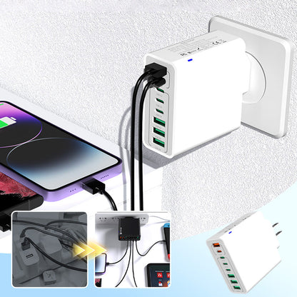 Wieloportowa szybka ładowarka do telefonu o mocy 150 W