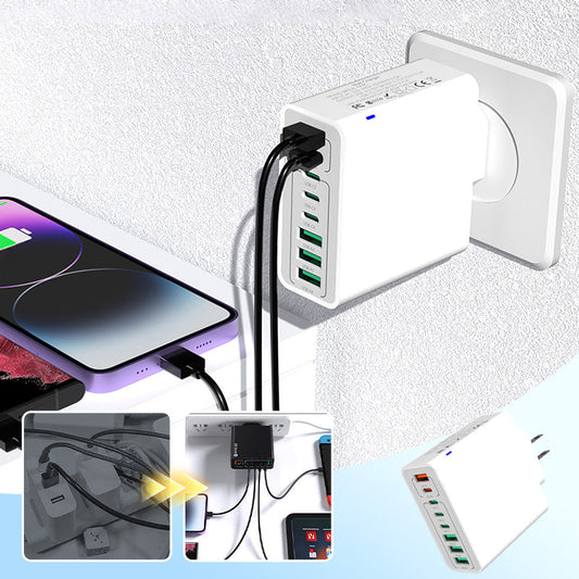 Wieloportowa szybka ładowarka do telefonu o mocy 150 W