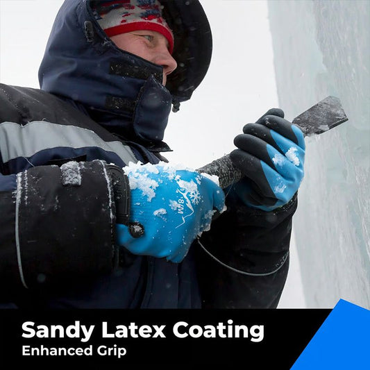 100% wodoodporne, ocieplane, zimowe rękawiczki