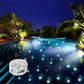 Zanurzalne wodoodporne zdalnie sterowane lampy LED do basenu
