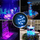 Zanurzalne wodoodporne zdalnie sterowane lampy LED do basenu