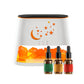 Dyfuzor zapachowy i nawilżacz powietrza Salt Rock Flame Effect