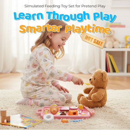 Zestaw zabawek do symulacji karmienia do zabawy w udawanie