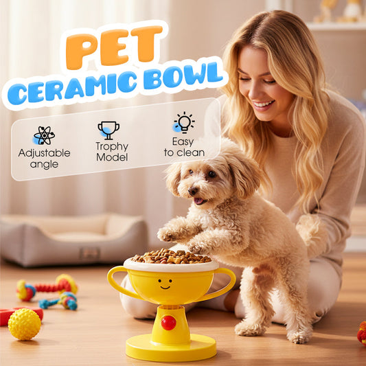 Regulowana miska dla zwierząt w kształcie trofeum