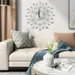 🕰️ Kreatywny zegar ścienny – cichy, bez tykania🎨🛋️