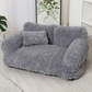 🐾Miękka pluszowa sofa dla zwierząt – ciepła i antypoślizgowa, przytulne schronienie dla Twojego futrzanego przyjaciela! 🛋️✨🐶🐱