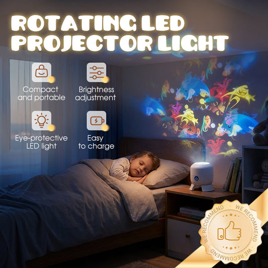 🥳💞 Obrotowa lampa projekcyjna LED – idealna do tworzenia nastrojowej atmosfery – płatność przy odbiorze ✨✅