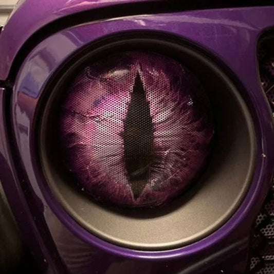 🦁 Naklejki na reflektory „Beast Eye” – 1 para 💡🚗