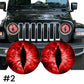🦁 Naklejki na reflektory „Beast Eye” – 1 para 💡🚗