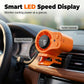 🚗💨 Wentylator samochodowy z funkcją głośnomówiącą (wyświetlacz LED) – komfortowa jazda – płatność przy odbiorze 🔥✅