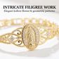 📿🌸 Elegancka bransoletka z ażurowym wizerunkiem Matki Boskiej – mistrzowska rzeźba – płatność przy odbiorze ✨✅