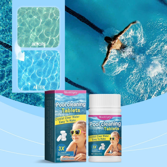 Woda w Twoim basenie jest mętna i nieprzyjemna? – tabletki do czyszczenia basenów – wypróbuj krystalicznie czystą wodę bez wysiłku. Na pobranie! 🏊
