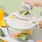 🥗Wielofunkcyjna maszyna do odcedzania i krojenia sałatek o dużej pojemności (9 w 1)🥬