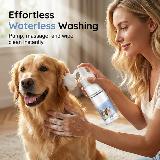 🧼 Szampon w pianie dla zwierząt domowych – bez użycia wody i bez spłukiwania – dostępny w magazynie i z płatnością przy odbiorze 🐾✨