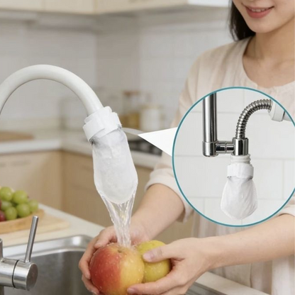 Twoja woda z kranu ma rdzawy kolor i nieprzyjemny osad? – wkład filtracyjny na baterię z bawełny PP – wypróbuj czystszą wodę do gotowania i prania. Na pobranie! 💧