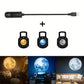 🌌🌙 Lampka nocna USB z projekcją galaktyki i księżyca – obracające się gwiaździste niebo, sprzyjająca zasypianiu atmosfera – płatność przy odbiorze ✨✅