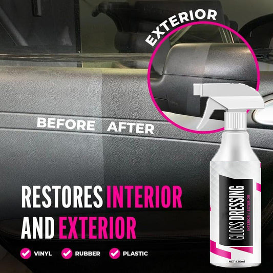 🚗✨ Spray do odnawiania tworzyw sztucznych i listew ozdobnych – stare elementy w mgnieniu oka jak nowe – płatność przy odbiorze ✅